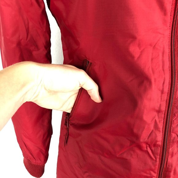 Nikita Red Full Zip Long Sleeve Nylon Jacket Sz S - Picture 6 of 10